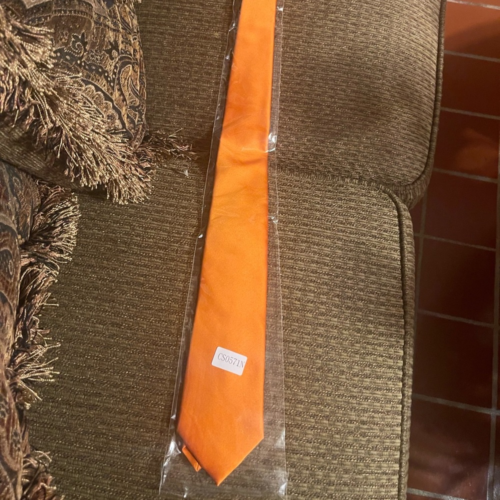 Orange Tie